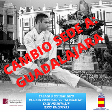 ----- CHANGE PLACE ----- NATIONAL LEAGUE SENIOR, CADET AND PARA-KARATE